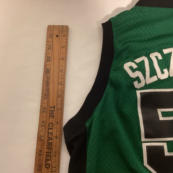 Boston Celtics Szczerbiak Jersey boys size XL length +2 Adidas - Picture 8 of 10